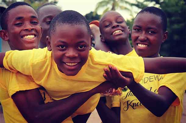 Children learning in school in Tabora, Tanzania