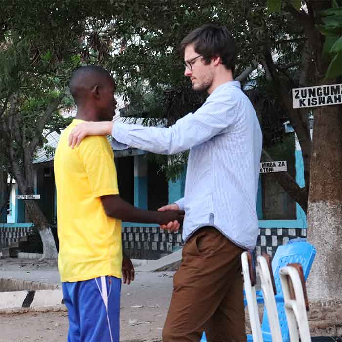 CODEWA community and children in Tabora, Tanzania